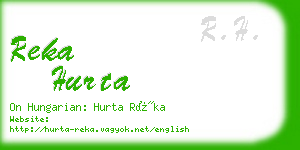 reka hurta business card